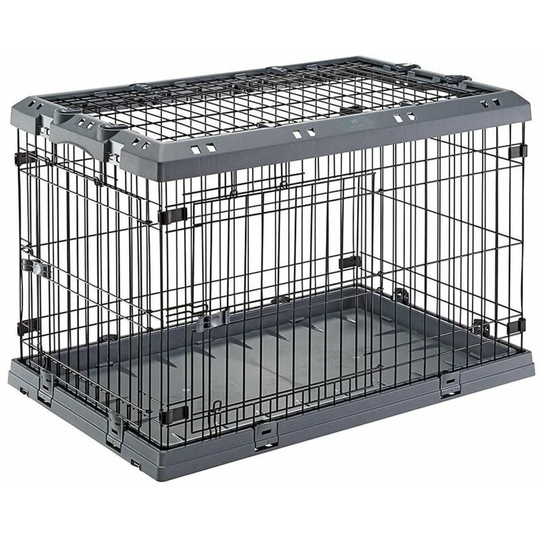Dog Crate Superior 90 92x58x62.5 cm Black Ferplast Black