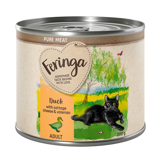 Feringa Pure Meat Menu Saver Pack 18 x 200g - Duck with Cottage Cheese & Valerian