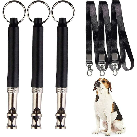 3pcs Dog Whistle, Adjustable Professional Pitch Ultrasonic Dog Training Whistle Gift