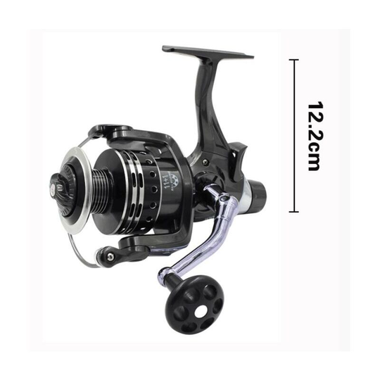 Rotary Fishing Reel Double Line Rotary Bait Casting Reel 6000 Series Anti-Corrosion Saltwater Fishing Reel