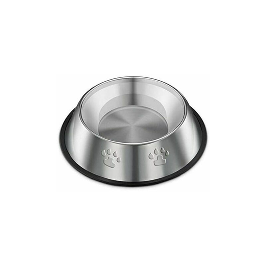 1 Piece Dog Bowl Large Dog Bowls Stainless Steel Pet Bowl Dog Bowl Cat Bowl Non-slip Food Bowl 15cm