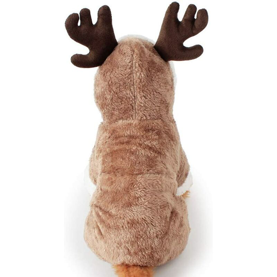 Cute Christmas hooded dog clothes - Warm - For winter - Reindeer - Deer - Elk - Fleece - For cats and dogs - Christmas costume for Teddy, Yorkshire