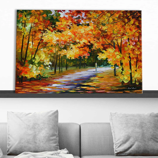 The Path of Sun Beams by Leonid Afremov - Wrapped Canvas Painting Print