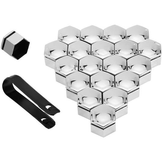 20 Pieces Car Wheel Nut Covers For Volvo XC90, Wheel Nut Covers Caps Protectors Nut Bolt Covers Exterior Dustproof Cover Accessories