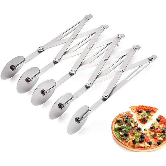 Pizza Cutter Food Grade Stainless Steel Pie Cutter (5 Wheels)
