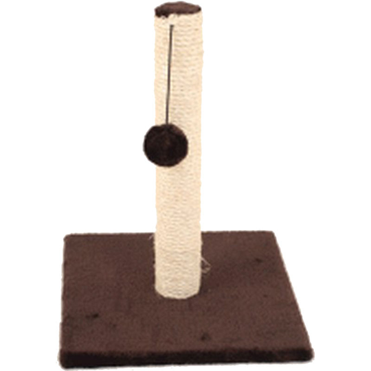 Playpost & Ball (29cm x 29cm x 39cm) (May Vary) - May Vary - Cat N Scratch