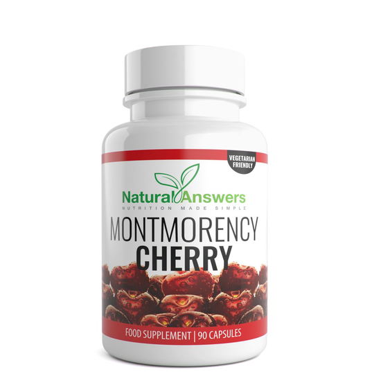Montmorency Cherry 1100mg - 90 Capsules - 45 Day Supply - 180 Vegetarian Capsules - 100% Suitable for Vegetarians - Cherry Extract - by Natural...