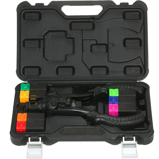 Professional Rivet Nut Tool 11in Manual Riveter Threaded Nut Riveting Kit with 7Pcs Metric Mandrels M3 M4 M5 M6 M8 M10 M12 Installation kit