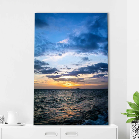 "Blue Skies" Print On Canvas