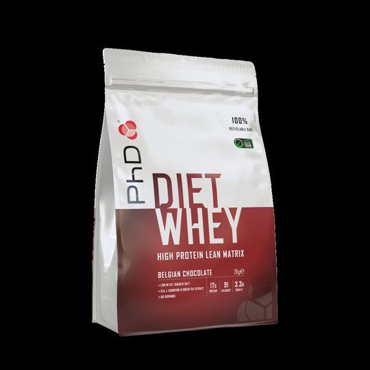 (Belgian Chocolate, 2 kg) PhD Nutrition Diet Whey Slimming Weight Loss Meal Replacement Protein Shake