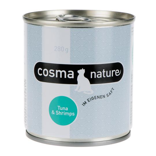 Cosma Nature Saver Pack 12 x 280g - Tuna & Shrimps