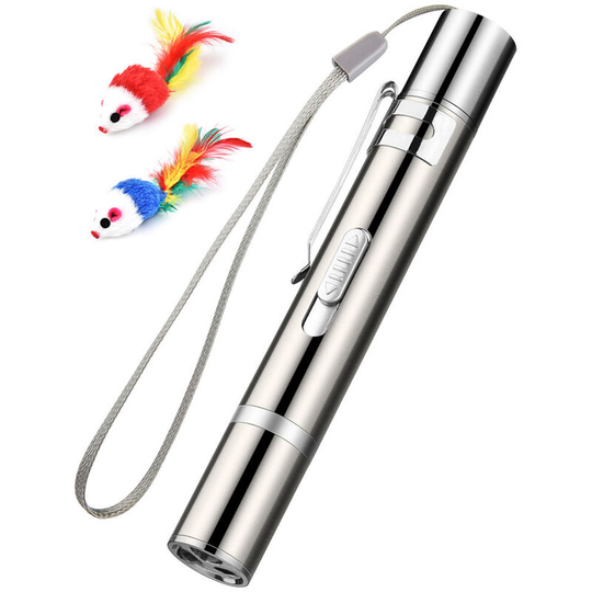 Tease Cat Pen Flashlight Toy Laser led Pen Light usb Charging 3 Lighting Modes Creative Style