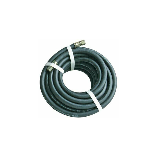 10m / 30 Foot Air Line Rubber Hose 20Bar Pressure 6mm bsp Female Nut Fitting