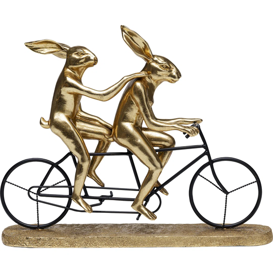 Tandem Rabbits Figurine