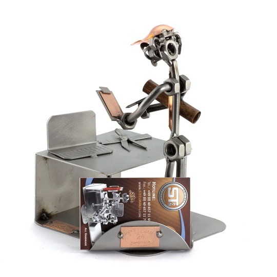 Engineer Screw Man Place Card Holder