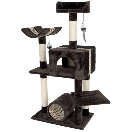 Cat Tree Safari Big 122 cm Dark Brown Kerbl Brown
