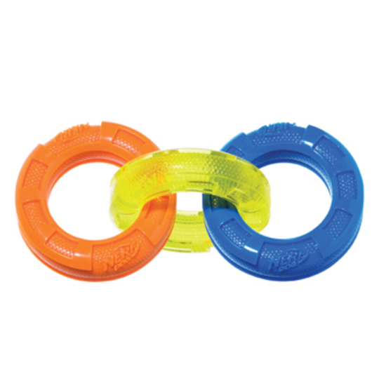 Nerf 3 Ring Dog Chew Toy
