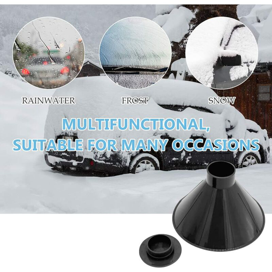 car windshield scraper, car scraper, windshield scraper, glass scraper, car anti-frost scraper, round magic scraper, winter cone scraper