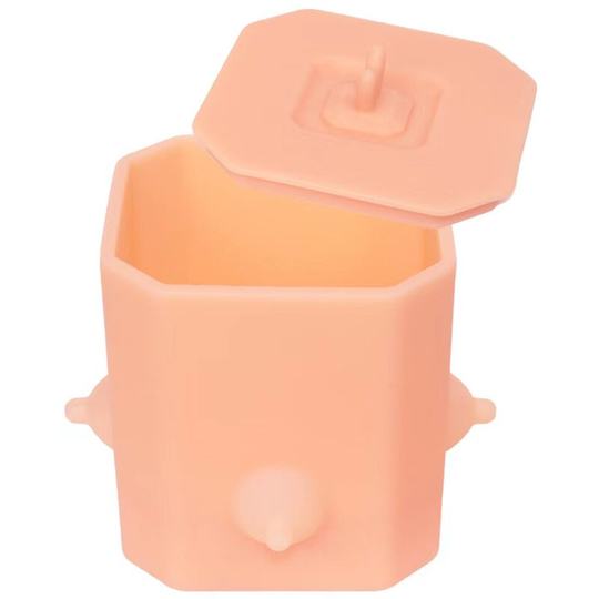 Pet Feeder Dog Feeder Silicone Pet Pacifier Feeder No Spill Milk Water Bowl Brown