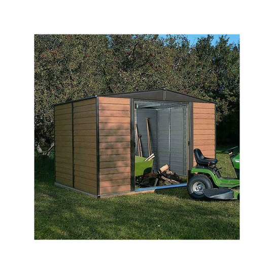 Woodvale 10x12 Metal Shed Garden Storage Unit Cabinet Lockable Apex - Rowlinson