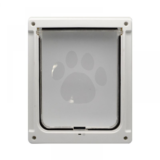 Thsinde - Pet Door Convenient Cat Doors Pet Doors Free Access Transparent Cat Flap Door - Small White