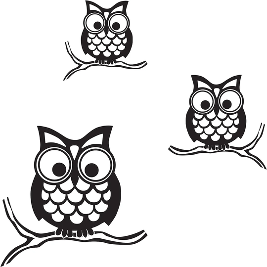 Give a Hoot Wall Stickers