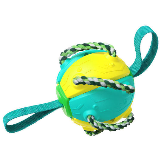 FVO - Plush Dog Toy, Stuffed Dog Toys for Small Medium Large Dogs, Squeaky Dog Chew Toy with Crinkle Paper, Outdoor Puppy Toys Interactive Tough Rope