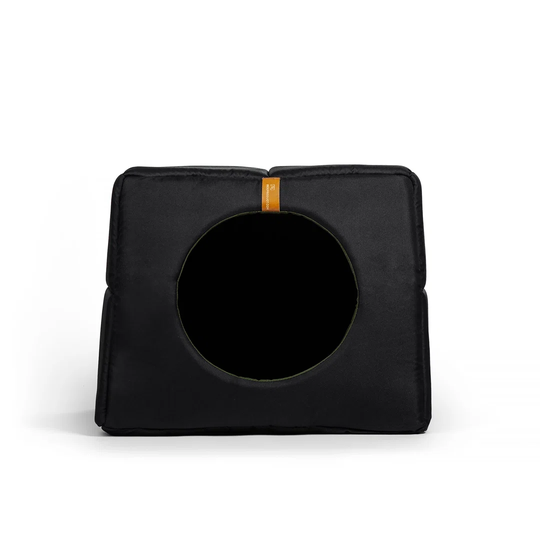 Hooded Dog Bed in Black