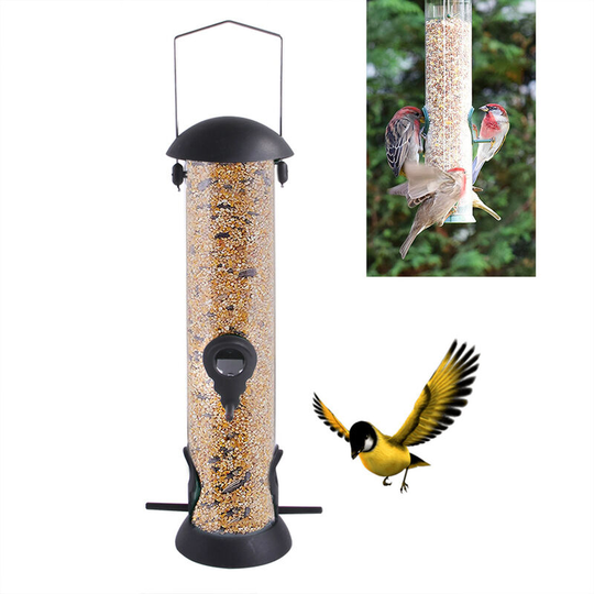 Betterlifegb - Bird feeder Food distributor for birds, Food distributor for birds, ecological lid in iron, ecological feeder for wild birds