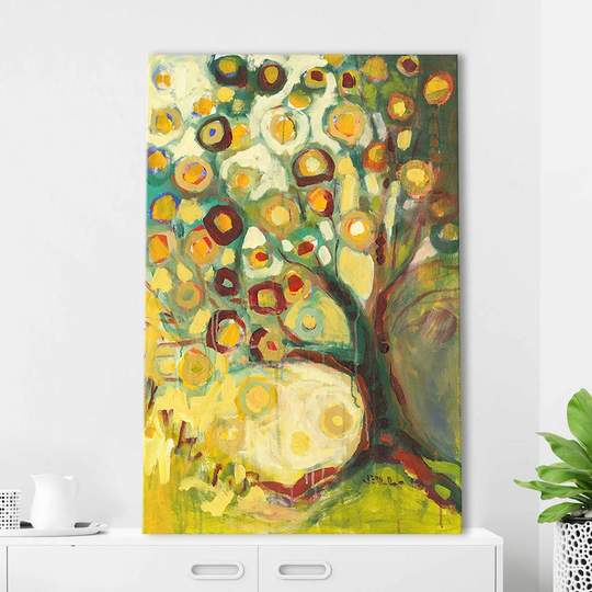 Tree of Life Autumn by Jennifer Lommers - Wrapped Canvas Painting Print