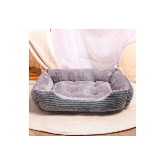 (gray, XXL 90x70cm) Rectangle Dog Bed Sleeping Bag Kennel Cat Puppy Sofa Bed Pet House Winter Warm Beds Cushion for small dogs legowisko dla kota