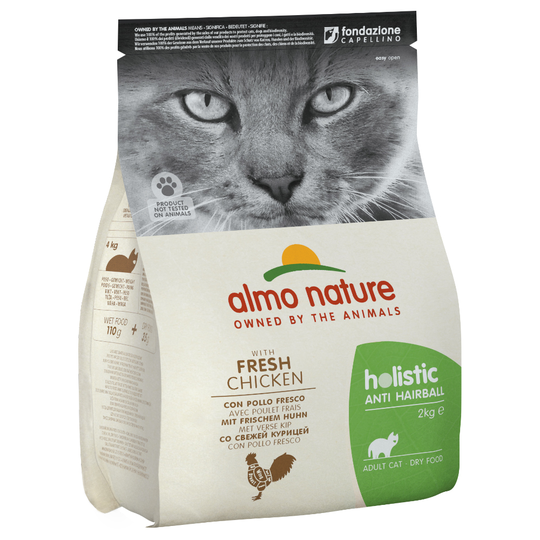 Almo Nature Holistic Anti Hairball Chicken & Rice - Economy Pack: 2 x 2kg