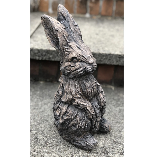 Lapel Effect Baby Bunny Rabbit Garden Ornament