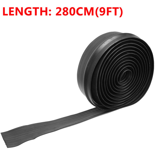 85x18mm Garage Door Floor Mounted Threshold Weather Seal Draught Excluder Rubber 280cm(9ft)