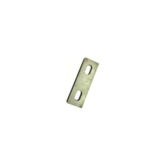 Slotted backing plate for M10 U-bolt (76 - 92 mm ID) Galvanised Mild Steel