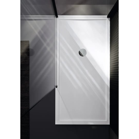 Olympic Plastic Shower Tray - Smooth Gloss White