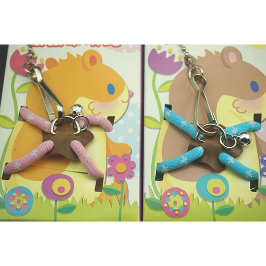Modou - Adjustable Harness Leash Clip Small Pet Hamster Rat Training Safety Mouse, Harness Leash Escape Proof, Blue