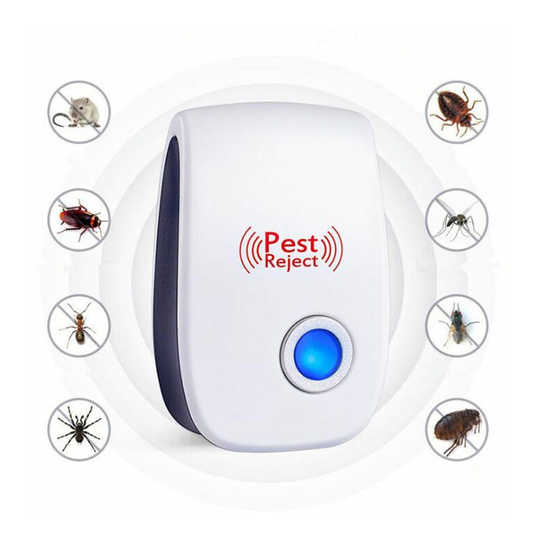 Indoor Pest Repellents, Ultrasonic Mouse Repeller - Pest Repeller for Rodents, Spiders, Ants, Insects - Mosquito Repeller