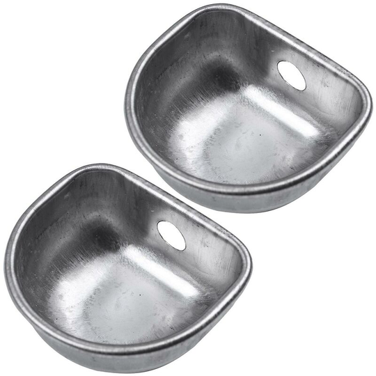 2x Automatic Rabbit Waterer Bowl Stainless Steel T-Joint Equipment