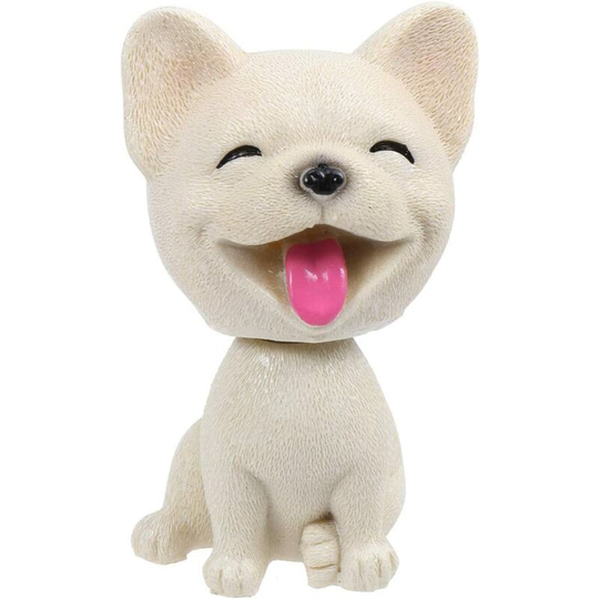 Bearsu - Dashboard Nod Bobble Head French Bulldog Dog Car Dash Puppy Simulation for Car Vehicle Cake Decoration Home Decorative Decor
