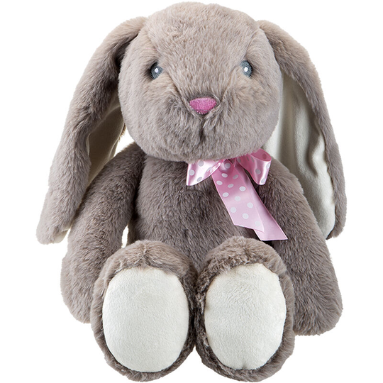 Vfm - Sitting Floppy 30cm Grey Pippin Rabbit Soft Plush Bunny Toy