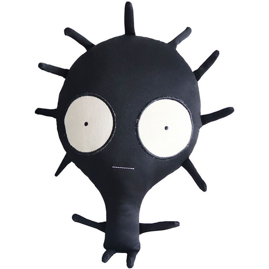 Dark style funny cute plush toys children's dolls sleep with dolls - bare teeth 30cm