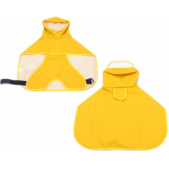 Thsinde - Raincoat With Hood Water Resistant Dog Rain Poncho With Leash Hole Rain Jacket For Large Dogs, Yellow 8Xl - Yellow 8Xl