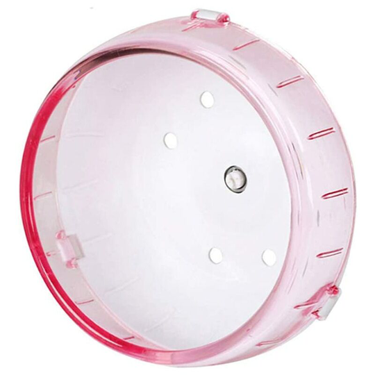 Echoo - 4.7 Inches Silent Hamster Wheel, Hamster Toys for Hamster Cage, Super Mute Spinner Exercise Running Wheel for Hamsters, Gerbils, or Mice