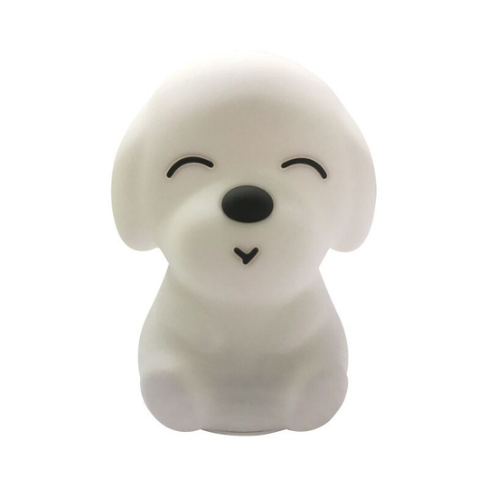 puppy night light with timer, rechargeable night light for kids, portable night light for boy