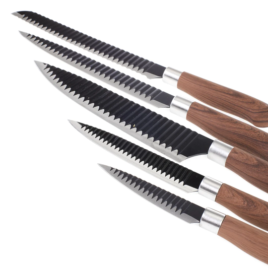 Stainless Steel 9 Piece Knife Block Set