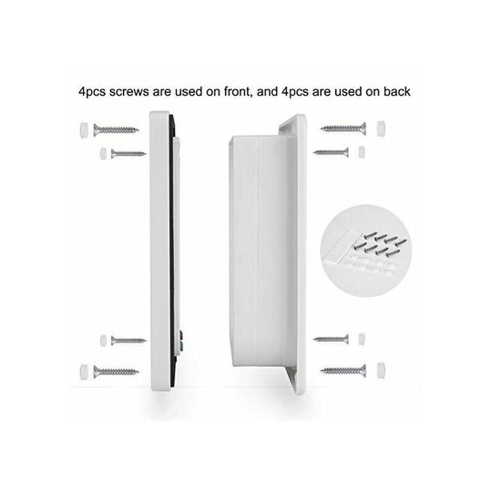 Lockable Cat Door Indoor Durable Waterproof Coated Magnetic Kitten Door Cave for Pets White s