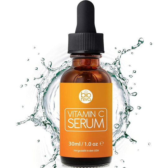 Vitamin c + Hyaluronic Acid, Aloe Vera, Vitamin e and Ferulic Acid for the face. Anti ge and Anti Wrinkle with Organic Collagen Boosting Ingredients.