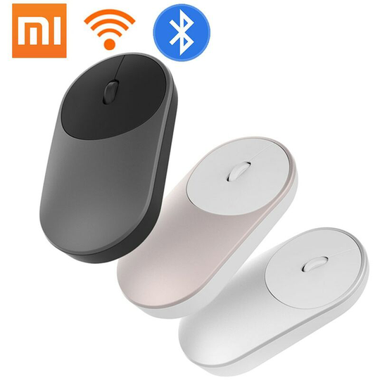 Wireless Optical Mouse, Dual 2.4 GHz rf and Bluetooth 4.0 Connectivity, for Laptop Black