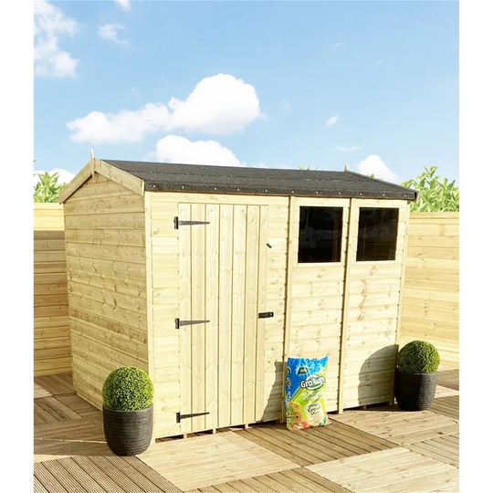 Rep 13 ft. W x 5 ft. D Solid Wood Garden Shed